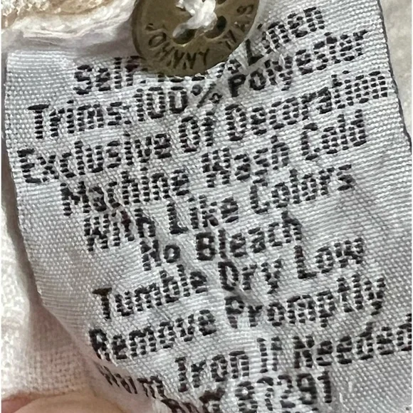 Johnny Was White Linen Embroidered Belted Longline Vest Top Women’s Medium - Picture 11 of 12